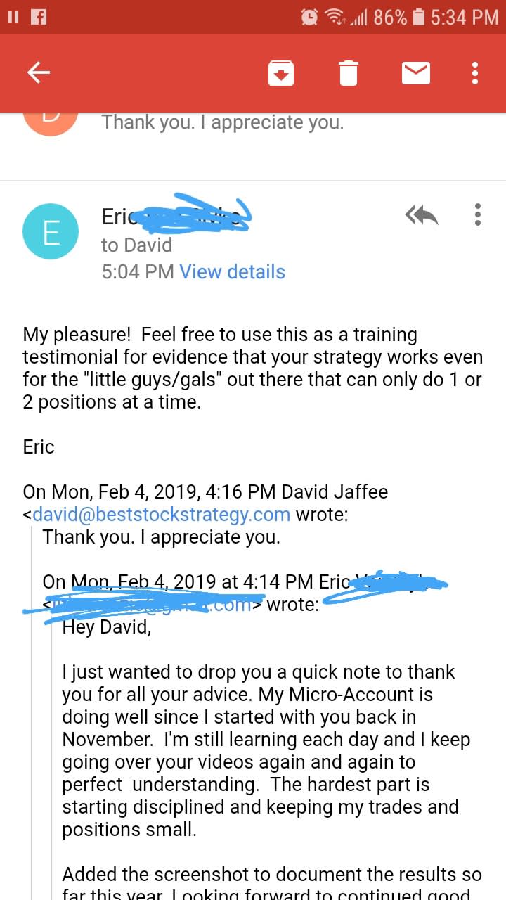BestStockStrategy Testimonials