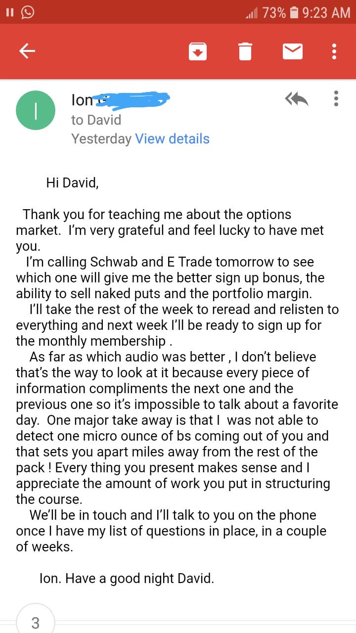 BestStockStrategy Testimonials