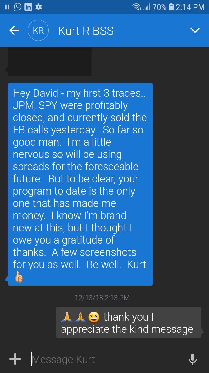 BestStockStrategy Testimonials