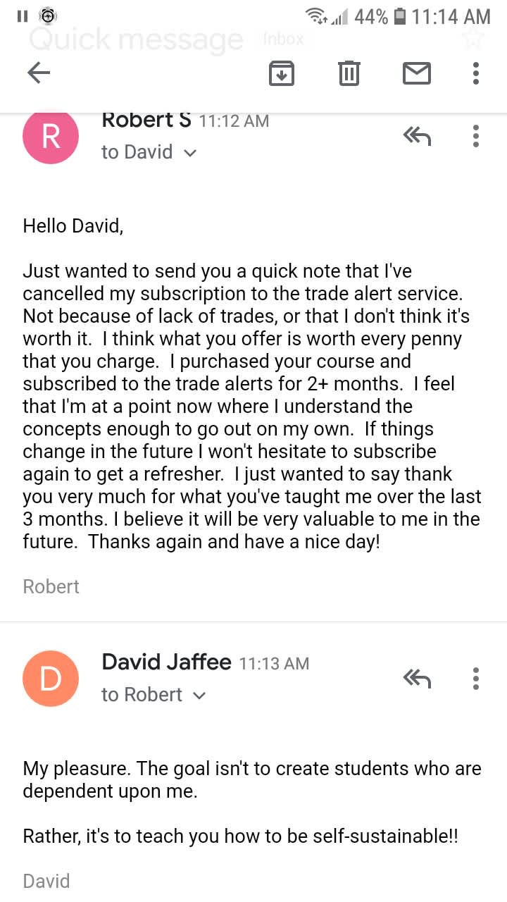 BestStockStrategy Testimonials