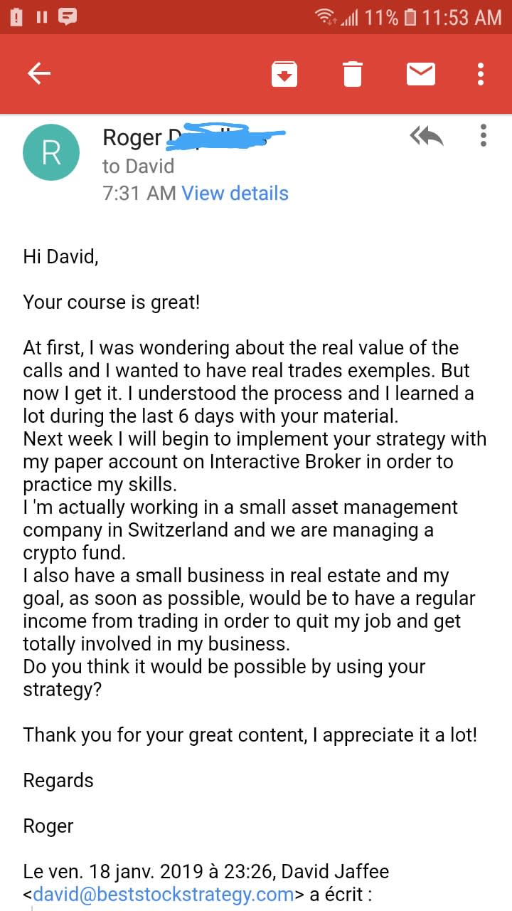 BestStockStrategy Testimonials