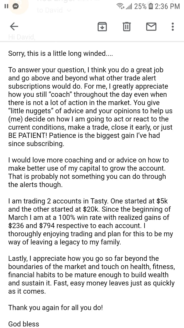 BestStockStrategy Testimonials