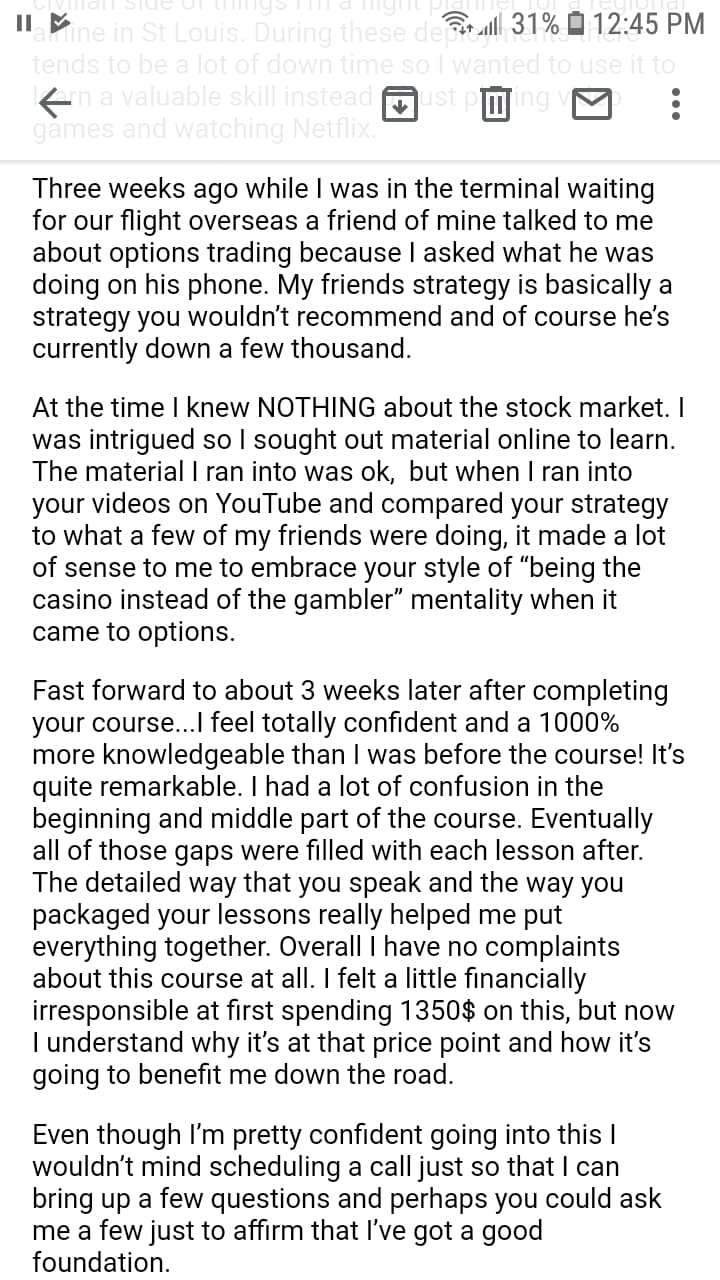 BestStockStrategy Testimonials