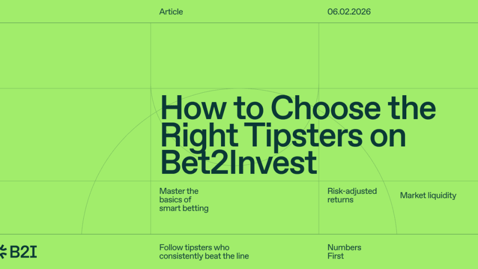 Comment choisir efficacement son ou ses tipsters sur Bet2invest ?