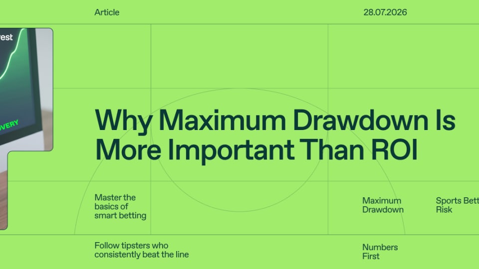 ¿Por qué el Maximum Drawdown es más importante que el ROI? | Guía de apuestas deportivas