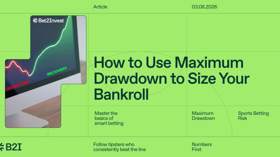 Cómo utilizar el Maximum Drawdown para determinar el tamaño ideal de tu bankroll | Guía de apuestas deportivas