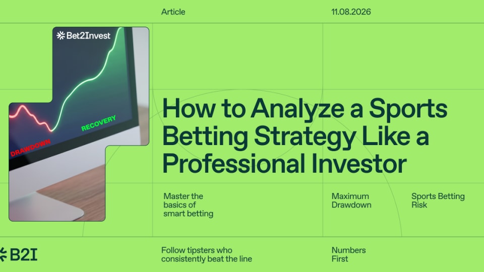 Cómo analizar una estrategia de apuestas deportivas como un inversor profesional | ROI, CLV y Maximum Drawdown