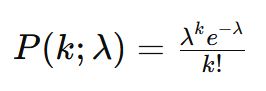 Formule de la loi de Poisson