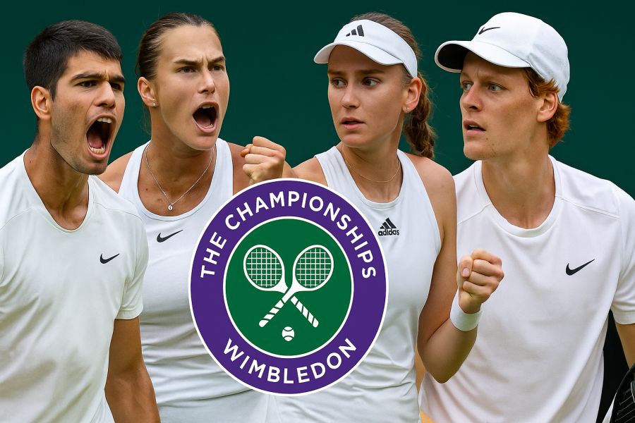 ATP Wimbledon 2025 – Alcaraz, Djokovic & Sinner in a tight three-way race