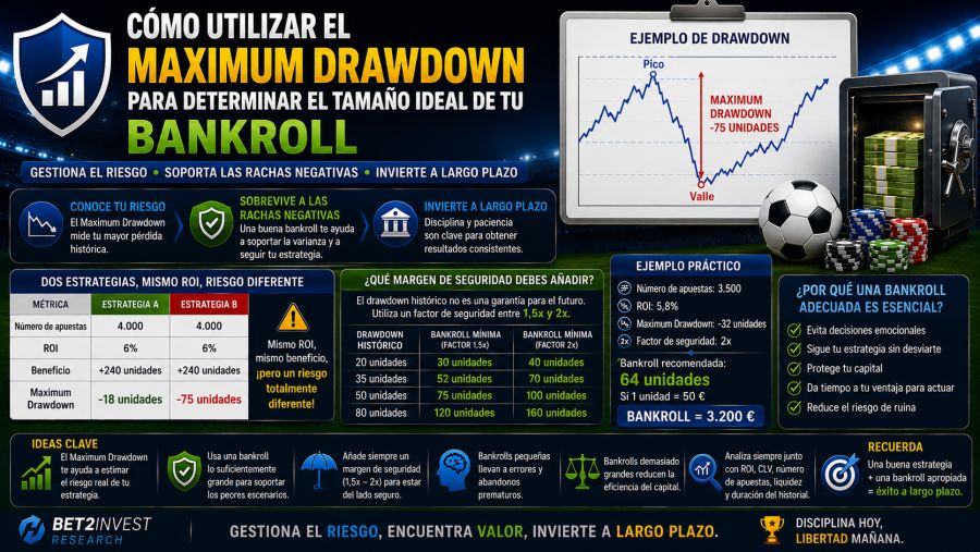 El Maximum Drawdown nunca debe analizarse de forma aislada