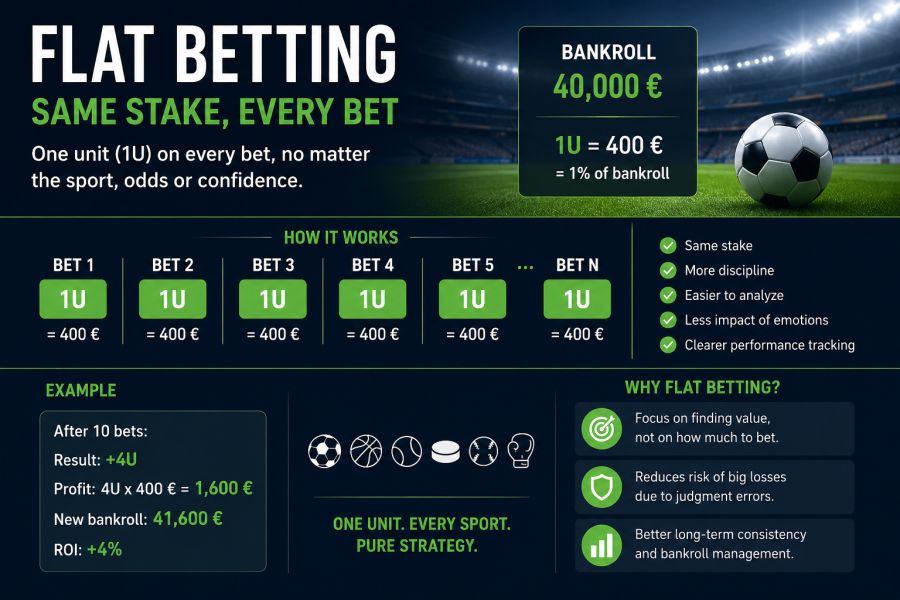  Flat Betting and the True Performance of a Strategy