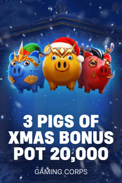 3 Pigs of Xmas Bonus Pot 20,000