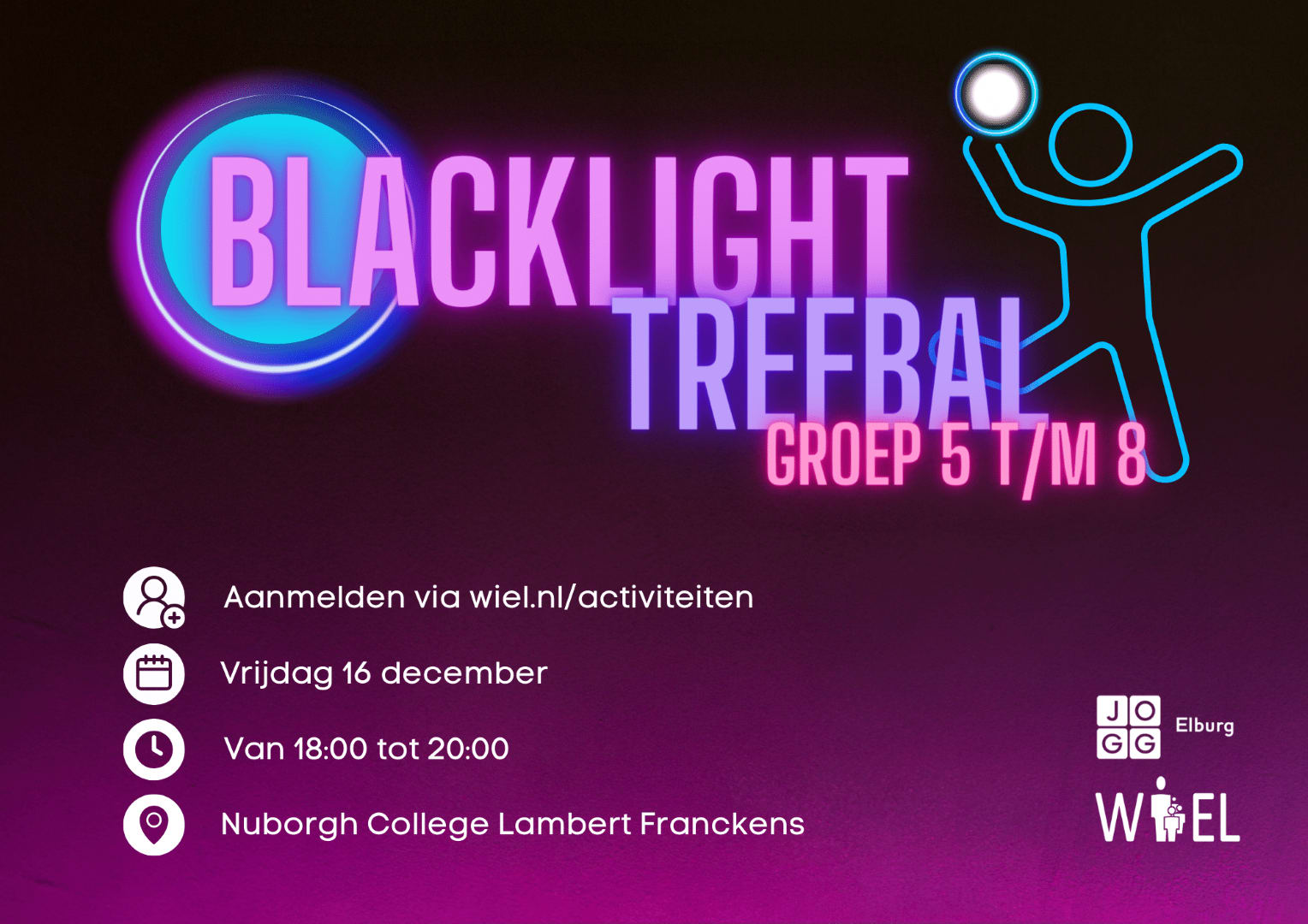 Blacklight Trefbal - Stichting WIEL