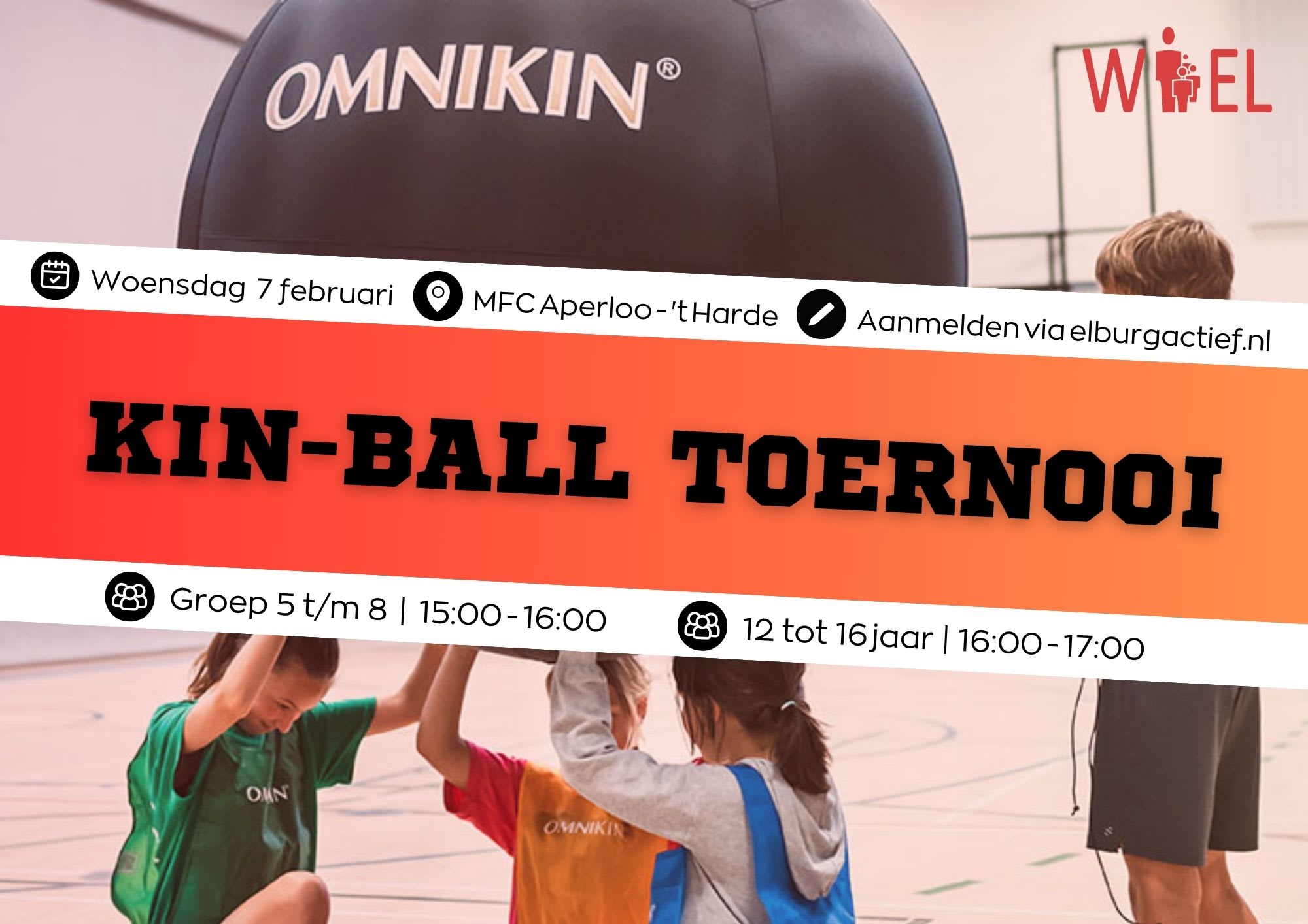 Kin-ball toernooi - Stichting WIEL