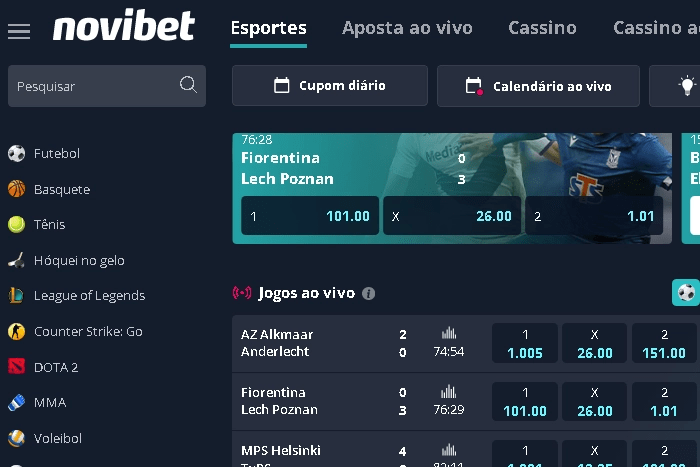 novibet modalidades de apostas esportivas