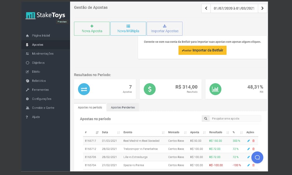 staketoys gestao de banca