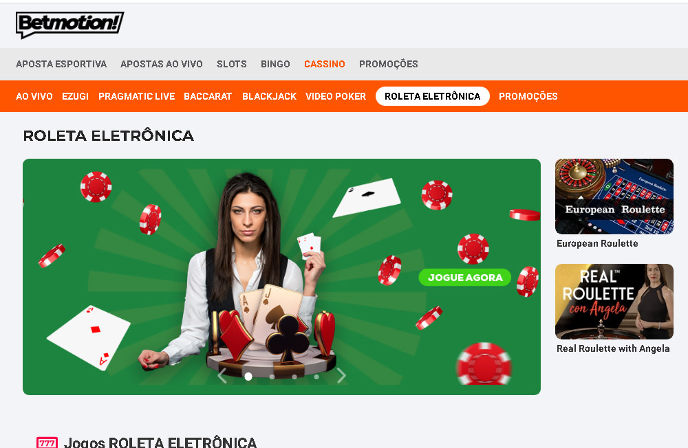 betmotion cassino ao vivo