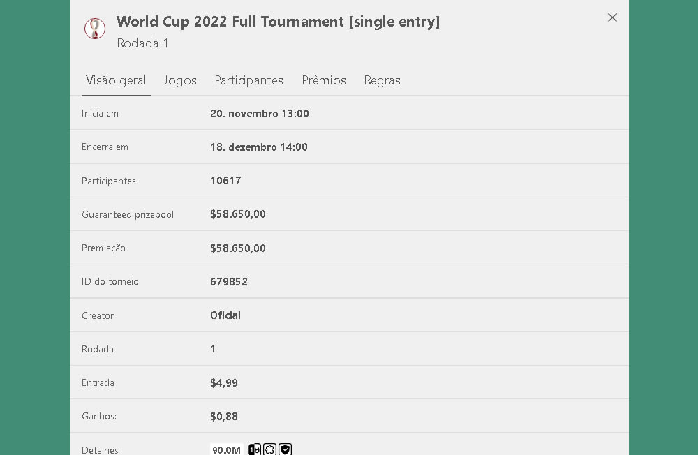 detalhes dos torneios do fantasy bet365