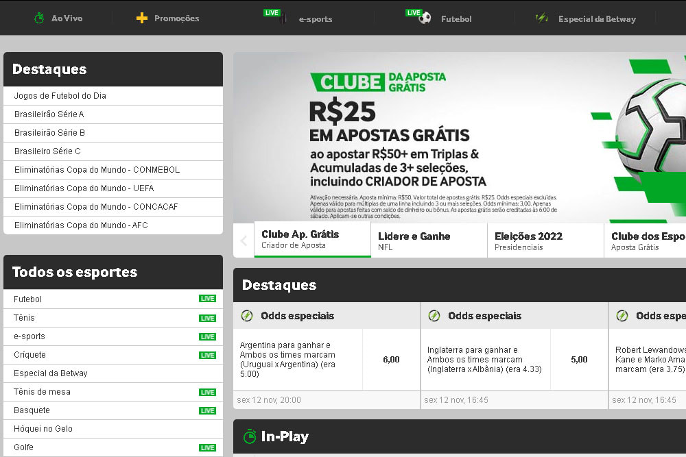 como fazer apostas na betway