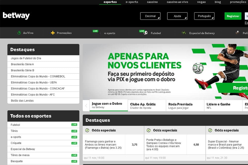 Como funciona o Betway