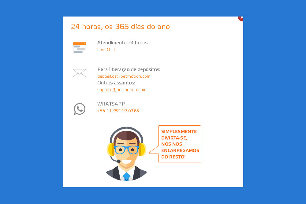 suporte da betmotion é bom?