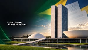 Quem liberou as bets no Brasil? Entenda quem fez o quê Ilustração do Congresso Nacional com o texto “Quem liberou as bets no Brasil?”.