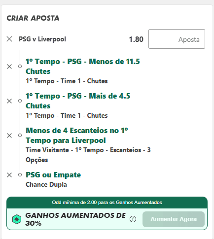 psg x liverpool champions league 2025/2026 palpite