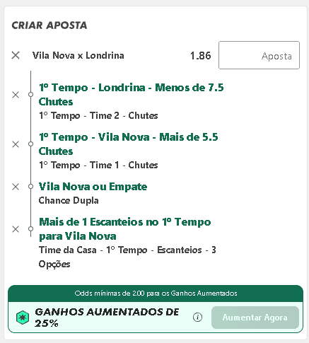 vila nova x londrina palpite serie b 2026