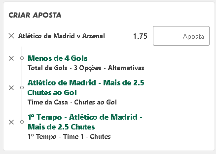 atletico de madrid x arsenal champions league semifinal 2025/2026 palpite