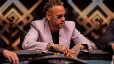 Neymar Jr. fica em 4º no 100K Super High Roller do BSOP