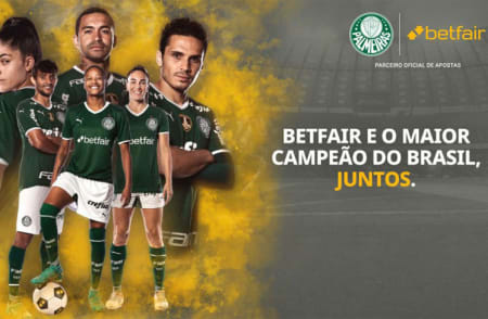 casa de apostas betfair e a nova patrocinadora master do time feminino do palmeiras