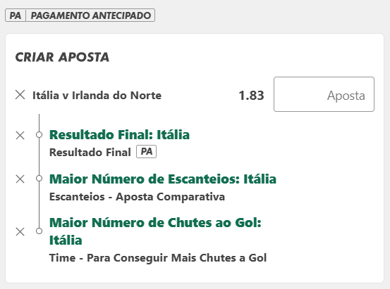 italia x irlanda do norte palpite qualificacao copa do mundo 2026