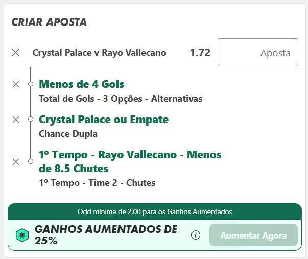 Crystal Palace x Rayo Vallecano: Palpite, Odds e Análise da Final da Conference League (27/05/2026)