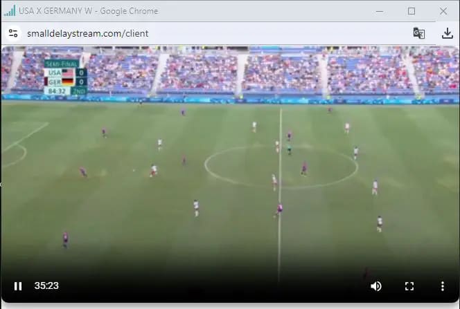 small delay stream futebol