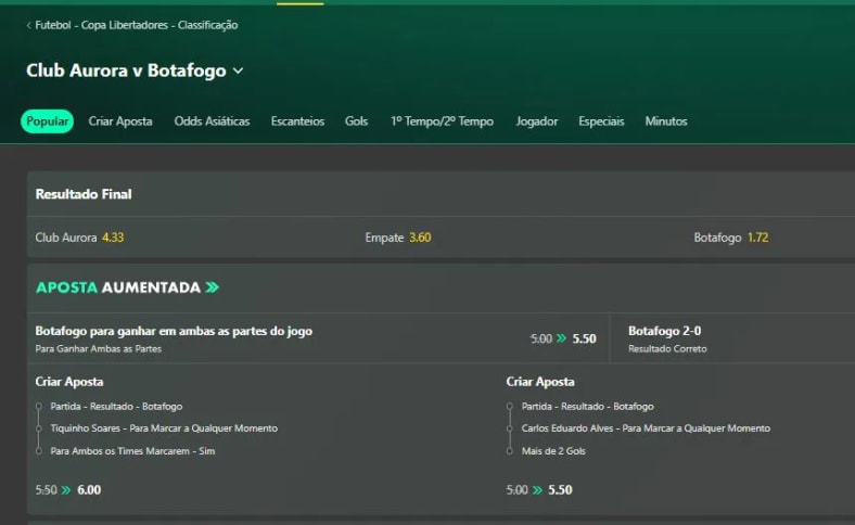 tipos de apostas campeonato brasileiro
