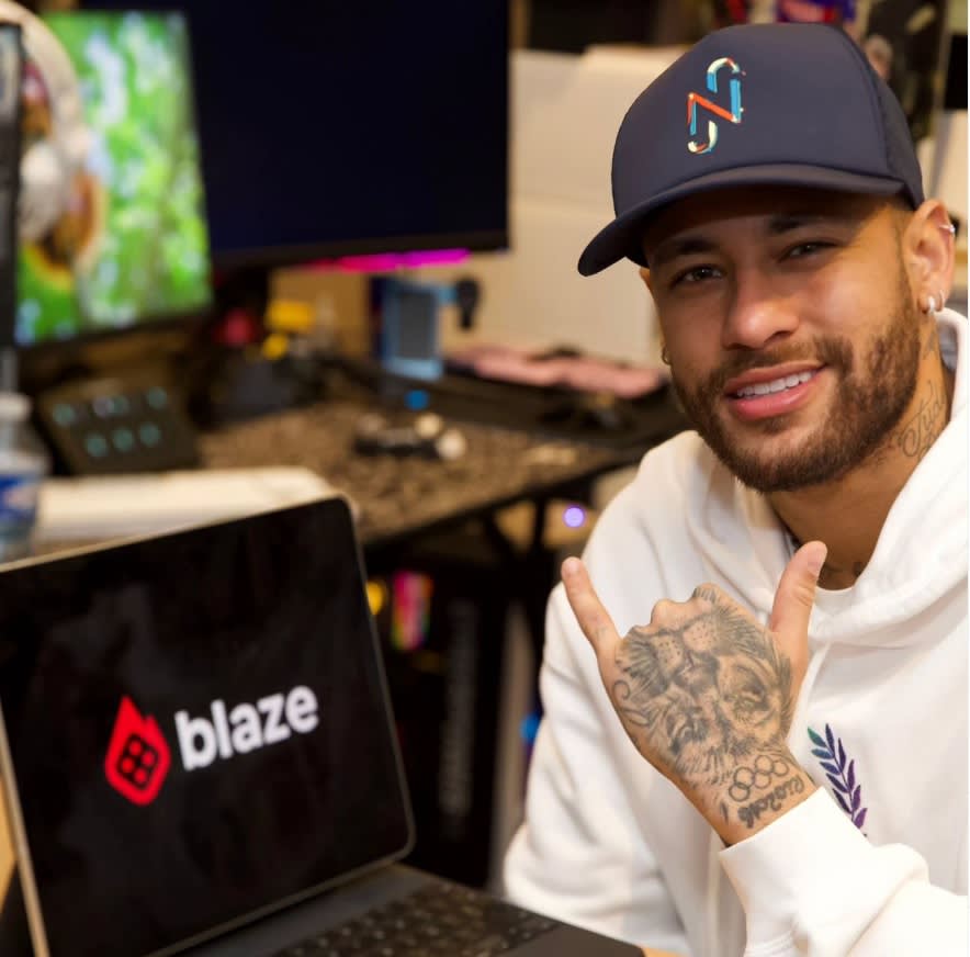 Neymar é parceiro da Blaze