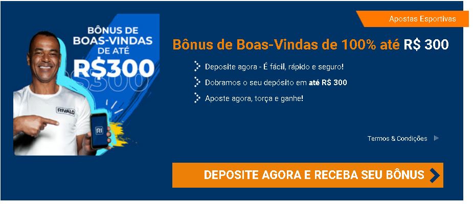 rivalo bonus de boas-vindas