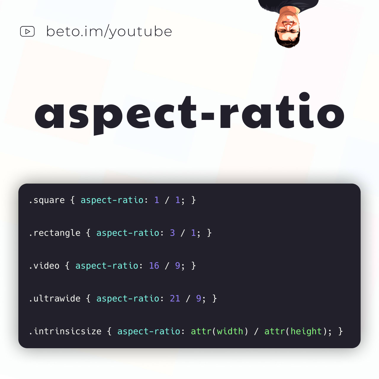Propriedade aspect-ratio no CSS's Thumbnail