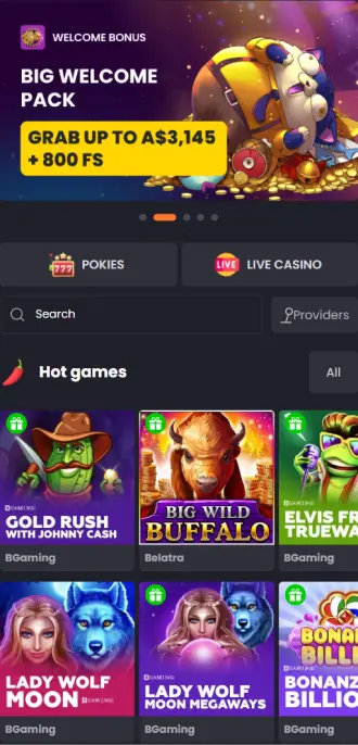 Asino Casino bonus offers and popular online slot games