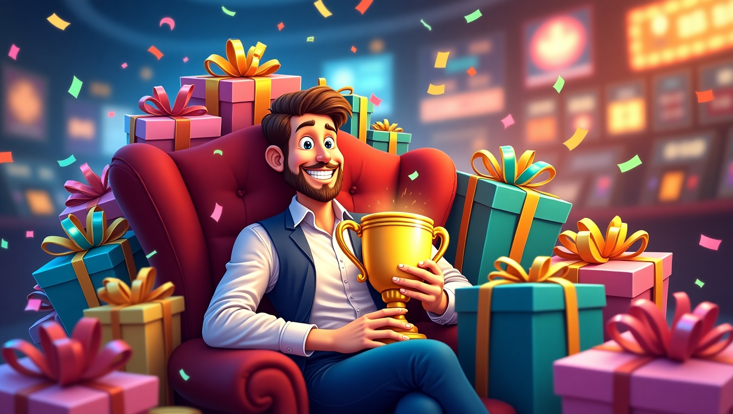 StoneVegas Weekend Special Bonus banner with an animated man sitting on a red armchair