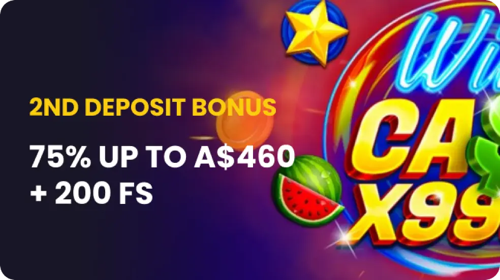 Playfina casino Second Deposit Bonus banner