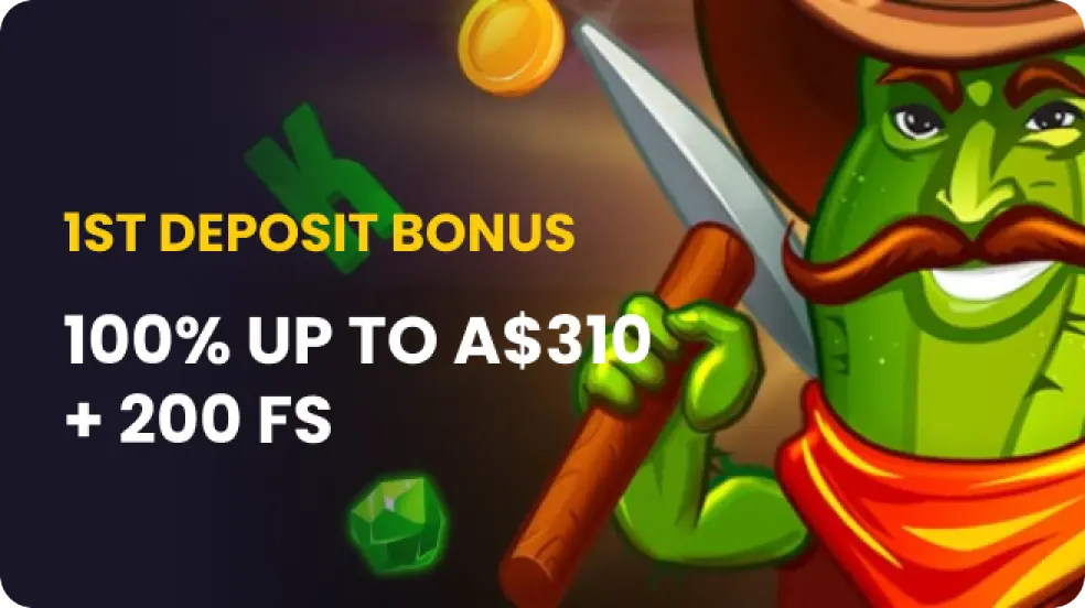 Playfina casino First Deposit Bonus banner
