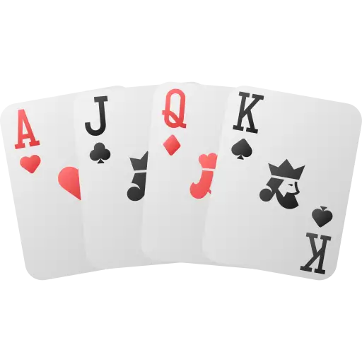 icon with animated casino cards