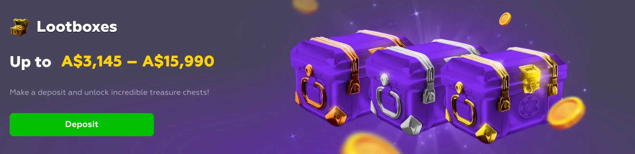 Playfina lootboxes banner