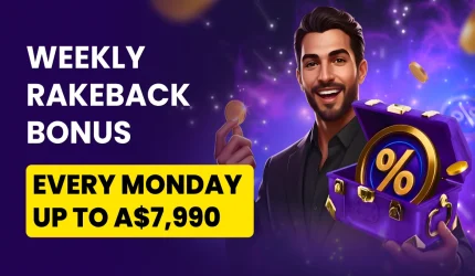 Playfina Casino rakeback bonus banner