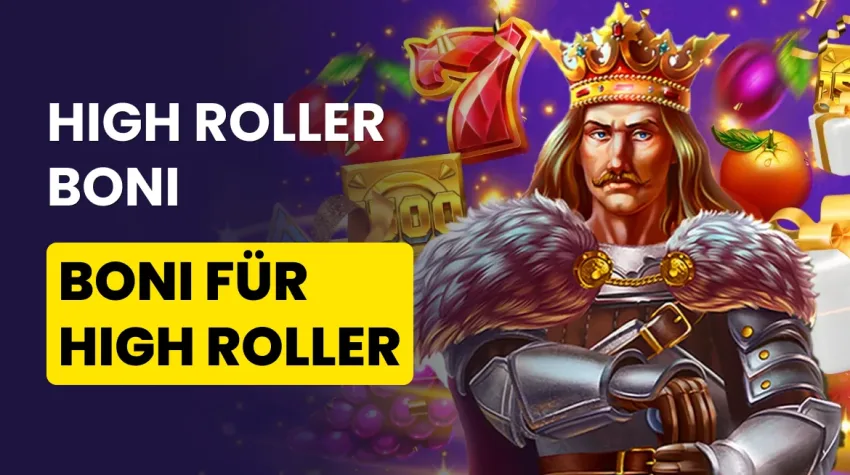 animiertes Banner für den High-Roller-Bonus im Playfina Casino