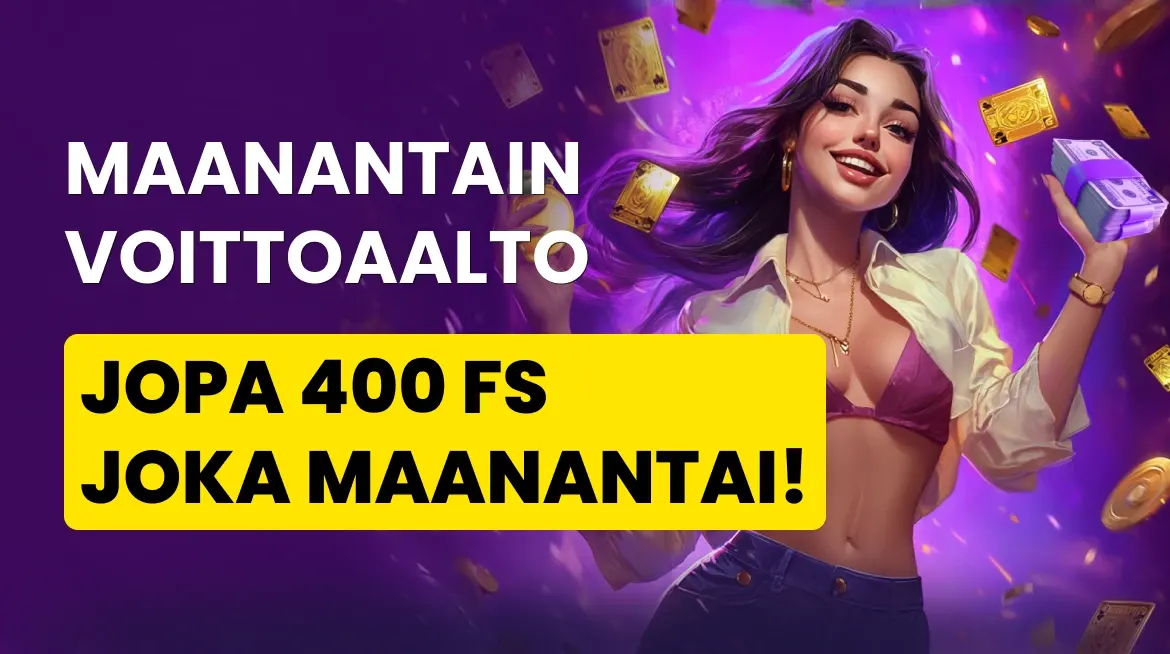 animoitu banneri Playfina Casinon reload-bonukselle