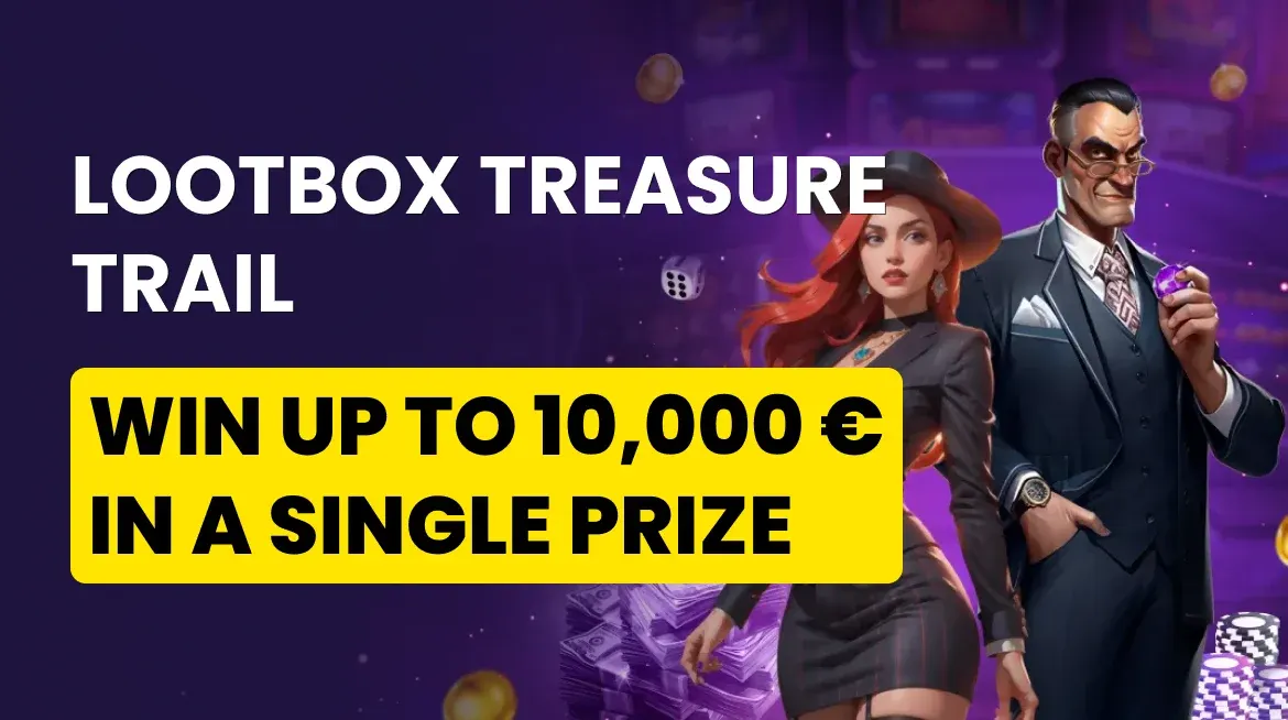 animated banner for the Playfina Casino lootboxes