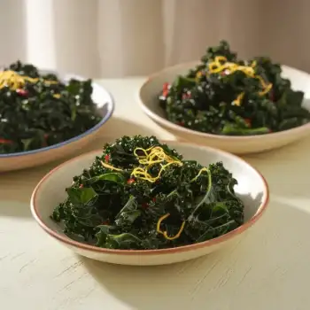 Sauteed Kale with Garlic and Calabrian Chili