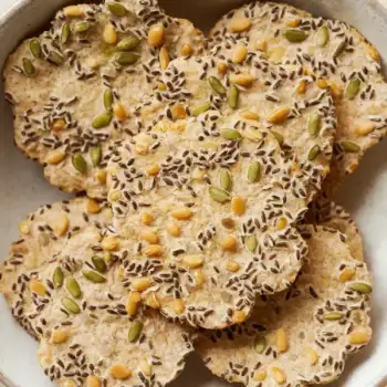 Sesame Flax Crackers